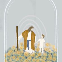 Walk with Jesus. Un projet de Illustration traditionnelle de kalliwind - 05.05.2023