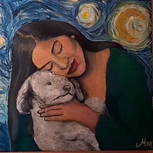 Mi proyecto del curso: Mony y Chloe, introducción al retrato realista.. Fine Arts, Painting, and Oil Painting project by Mónica Roldán - 02.17.2023