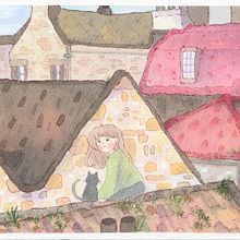 Mi proyecto del curso: Mundos imaginarios ilustrados con tinta y acuarela. Traditional illustration, Character Design, Drawing, Watercolor Painting, Ink Illustration, and Manga project by Carmen Cantuche - 05.06.2023