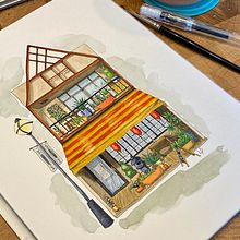 My project for course: Illustrating Charming Scenes with Watercolor and Ink. Een project van Schilderij,  Schetsen, Aquarelschilderen,  Architecturale illustratie y  Illustratie met inkt van Lyndsay Stephenson - 06.05.2023
