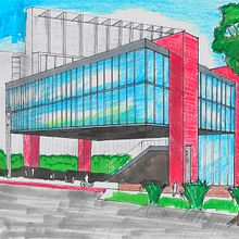 Meu projeto do curso: Ilustração arquitetônica: humanize o desenho de um espaço. Arquitetura, Paisagismo e Ilustração arquitetônica projeto de Guilherme Oliveira Barboza - 07.05.2023