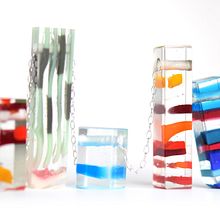BAR minimalist glass jewelry. Jewelr, and Design project by Zsuzsi Panyi - 05.07.2023
