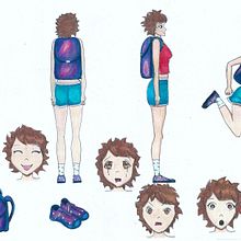 Meu projeto do curso: Desenho de personagens mangá do zero. Traditional illustration, Character Design, Comic, Pencil Drawing, Drawing, and Manga project by Joana VBS Torres - 05.07.2023