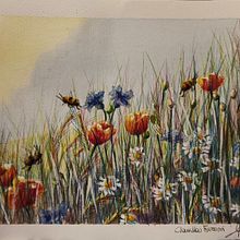 Il mio progetto del corso: Illustrazione della natura con acquerelli e carboncino. Traditional illustration, Painting, and Naturalistic Illustration project by Claudia Foroni - 05.07.2023