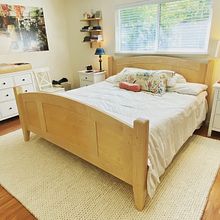 Craftsman-style bed made of solid maple. Furniture Design, Making, and Woodworking project by shaunrfox - 05.07.2023