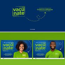 Campaña de motivación vacúnate contra la influenza. . Een project van  Ontwerp y  Reclame van Emil Antigua - 08.05.2023