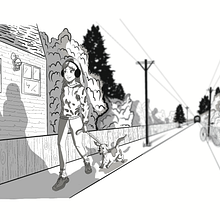 Walking on sunshine!. Traditional illustration, Fine Arts, Sketching, Pencil Drawing, Drawing, Artistic Drawing, and Figure Drawing project by yasminpmartinez - 05.07.2023