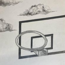 Dibujo canasta de basquet. Een project van Tekening met potlood van gloriaparra2001 - 08.05.2023
