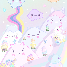 Meu projeto do curso: Design de mundos kawaii: crie ilustrações alegres. Un proyecto de Diseño de personajes, Ilustración digital y Manga de Lyseé Affonso - 08.05.2023