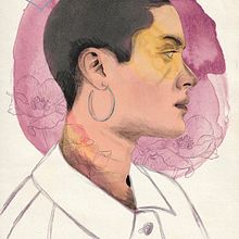 Mi proyecto del curso: Retrato ilustrado con Procreate. Un progetto di Illustrazione tradizionale, Illustrazione vettoriale, Illustrazione digitale e Disegno di ritratti di Ser López - 08.05.2023