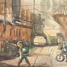 Mi proyecto del curso: Fundamentos de la luz y el color para acuarela. Painting, Watercolor Painting, and Architectural Illustration project by Delis Cristobal Villalobos Poblete - 05.05.2023