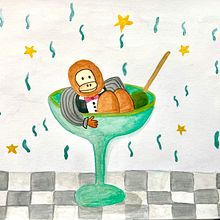 Mi proyecto del curso: Ilustración de personajes imaginarios con acuarela. Character Design, Painting, Drawing, Watercolor Painting, and Children's Illustration project by Yetzi Cortés - 05.08.2023