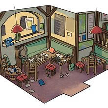 My project for course: Visual Development: Illustrate Imaginary Settings - DrinK & Draw. Drawing, Digital Illustration, Concept Art, and Digital Drawing project by Jamie Robert - 05.06.2023