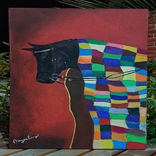 ALA CABALLO . Painting project by Maye Rivas - 02.01.2023