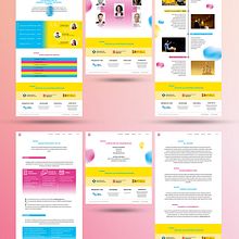 Diseño de prototipo Web para un festival. Un progetto di Web design di Vicente Sendra Rocher - 09.05.2023