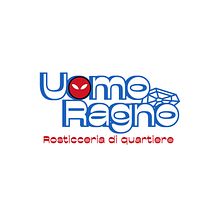 Logo Redesign “Uomo Ragno” a Sicilian street food . Projekt z dziedziny Br, ing i ident i fikacja wizualna użytkownika Gabriele Macaluso - 09.05.2023