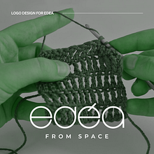 Logotipo per EDÉA giovane maglierista italiana. Projekt z dziedziny Br, ing i ident, fikacja wizualna, Projektowanie logot i pów użytkownika Gabriele Macaluso - 10.02.2023