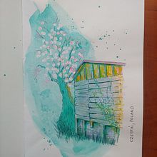 My project for course: Modern Urban Sketching Techniques with Mixed Media Ein Projekt aus dem Bereich Architektonische Illustration, Traditionelle Illustration, Malerei und Illustration mit Tinte von beata.moryl - 09.05.2023