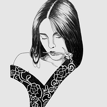 My project for course: Blackwork Tattoo Design. Traditional illustration, Digital Illustration, and Tattoo Design project by Ryuku Otsuka - 05.09.2023