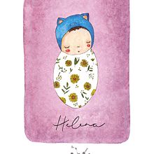 bb Helena (2022). Un progetto di Illustrazione tradizionale, Pittura ad acquerello e Lettering di Ana Carolina Diniz - 22.11.2022