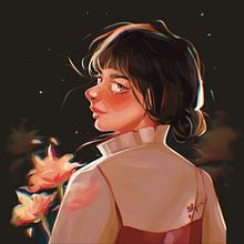 Digital portrait . Traditional illustration project by Katerina Kokish - 05.09.2023