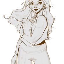 Digital sketch . Un progetto di Illustrazione tradizionale di Katerina Kokish - 09.05.2023