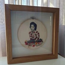 Bordado em fotografias sobre tela. Photograph, Collage, Paper Craft, Printing, Embroider, DIY, and Textile Design project by Rosângela Santos - 05.10.2023