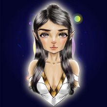 Mi proyecto del curso: Retratos digitales de fantasía con Photoshop. Traditional illustration, Drawing, Digital Illustration, Portrait Drawing, Digital Drawing, and Digital Painting project by Rui Ianbaud - 05.08.2023
