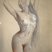 Mi proyecto del curso: Dibujo de la figura humana en movimiento. Fine Arts, Sketching, Pencil Drawing, Drawing, and Realistic Drawing project by Gonzalo Grebe - 05.10.2023