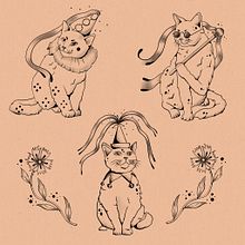 My project for course: Custom Tattoo Design with Procreate. Traditional illustration, Graphic Design, Drawing, Digital Illustration, Tattoo Design, and Digital Drawing project by Julia Behrens - 05.10.2023