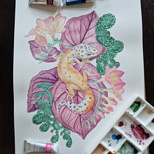 My project for course: Botanical Watercolor Painting of the Natural World. Painting, Watercolor Painting, Botanical Illustration, Naturalistic Illustration, and Fine Arts project by Fanny Johansson - 05.10.2023