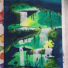 Mein Abschlussprojekt für den Kurs: Illustration von Fantasielandschaften mit Aquarell und Gouache. Fine Arts, Painting, Watercolor Painting, Naturalistic Illustration, and Gouache Painting project by Maike Schüller - 05.11.2023