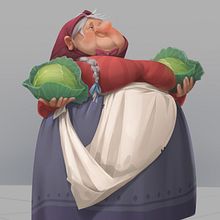 My project for course: Fantasy Character Design in Procreate. Projekt z dziedziny Trad, c, jna ilustracja, Projektowanie postaci, Ilustracja c, frowa, R, sunek c, frow, Malarstwo c i frowe użytkownika Valeria Sitnik - 11.05.2023