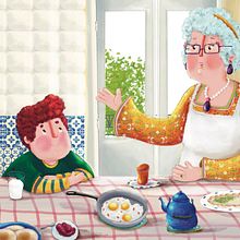 Illustration  children books illustration . Traditional illustration, Character Design, Children's Illustration, Stor, telling, Stor, board, and Digital Product Design project by engmariamfadil - 05.13.2023