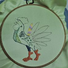 My first projects for course: Embroidery Techniques: Illustrating with Needle and Thread. Un progetto di Ricamo, Artigianato, Creatività e Fiber Art di Valerie Suwanseree - 12.05.2023