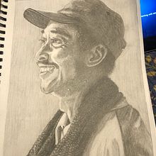 Practicing drawing from photographs using a lead pencil. . Un proyecto de Dibujo de Marlene Branson - 13.05.2023