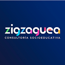 Diseño de logotipo, manual corporativo y tarjetas de visita para ZiGZAGUEA. Se trata de una consultoría socioeducativa especializada en la aplicación del conocimiento educativo y social en la mejora de familias.. Un proyecto de Diseño de logotipos, Estrategia de marca						, Br e ing e Identidad de Alejandro Prieto Jaime - 13.05.2023