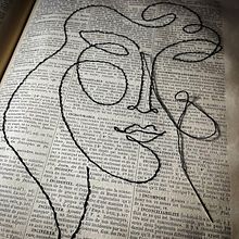Broderie sur papier. Un proyecto de Bordado de Christine Belin-Munier - 13.05.2023