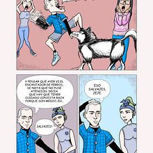 Mi proyecto del curso: Introducción al cómic digital. Projekt z dziedziny Trad, c, jna ilustracja, Komiks, Ilustracja c i frowa użytkownika Alberth Murillo Rojas - 11.05.2023