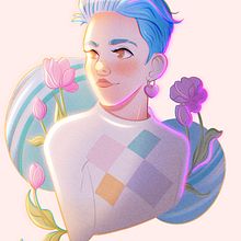 Meu projeto do curso: Retrato de personagens em estilo cartoon com Procreate. Un progetto di Character design, Illustrazione digitale, Disegno digitale e Pittura digitale di Daniel Froes - 12.05.2023
