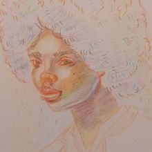 Mi proyecto del curso: Dibujo de retratos llamativos con lápices de colores. Desenho, Desenho de retrato, Sketchbook, e Desenho com lápis de cor projeto de Bego Expósito - 14.05.2023