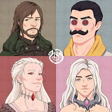 Simple Character Portraits (Glazed). Design, and Character Design project by Liath - 05.14.2023