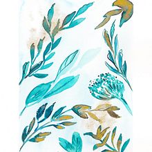 Botanical patterns. Painting project by ak_oleksy - 06.01.2022
