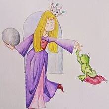 My project for course: Imaginative Character Illustration with Watercolor. Un progetto di Character design, Pittura, Disegno, Pittura ad acquerello e Illustrazione infantile di Debbie Casselbury - 15.05.2023