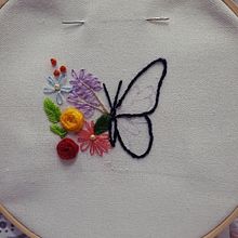 Il mio progetto del corso: Ricamo a mano anatomico e floreale per capi e accessori. Embroider, and Textile Design project by carlottina14 - 05.15.2023