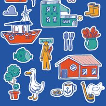 Stickers. Graphic Design, and Digital Illustration project by Tetiana Afanasieva - 12.28.2021