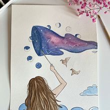 Mi proyecto del curso: Técnicas de acuarela para ilustraciones de ensueño. Un proyecto de Ilustración tradicional, Dibujo, Pintura a la acuarela e Ilustración editorial de Trini MG - 15.05.2023