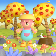 My project for course: Cinema 4D: Bring Playful 3D Illustrations to Life. Un progetto di Illustrazione tradizionale, 3D, Illustrazione digitale e Modellazione 3D di lizhen - 16.05.2023