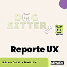 Dogsitter. UX / UI project by Solange Otturi - 02.20.2023