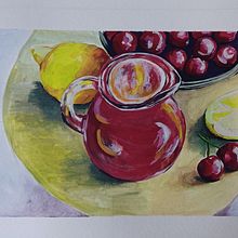 Nature morte à la gouache. Een project van  Beeldende kunst, Schilderij, Kleurentheorie y Schilderen met gouache van fabiennehavaux - 16.05.2023